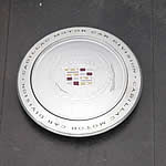Silver Cadillac center cap, free shipping