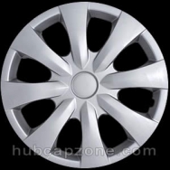 Silver Replica 2009-2013 Toyota Corolla hubcap 15" #42621-02060