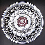 87-92 15" Cadillac hubcap, free shipping