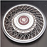 15" Cadillac hubcap, free shipping