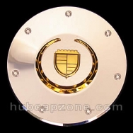 Chrome/Gold replica 2003-2004 Cadillac CTS center cap