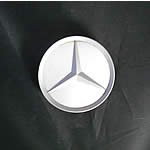 Silver Mercedes center cap, free shipping