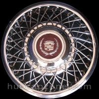 1986-1988 Cadillac wire spoke hubcap 14" Norris Design