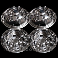 Set of 4  2019-2024 Dodge Ram 17" bolt on wheel simulators. Only fits 200mm lug wheels.