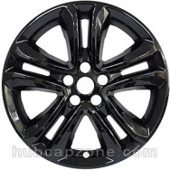 Black 18" Ford Edge wheel skins, 2019-2021
