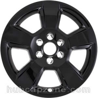 Black 20" Chevy Silverado, Tahoe wheel skins, 2014-2020