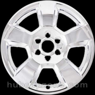 Chrome 20" Chevy Silverado, Tahoe wheel skins, 2014-2020