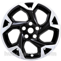 Chrome and black 17" Chevy Trax Wheel Skins 2024-2026