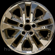 Chrome 17" Hyundai Santa Fe wheel skins, 2019-2021