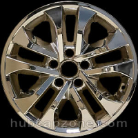 Chrome 17" Hyundai Santa Fe wheel skins, 2019-2021