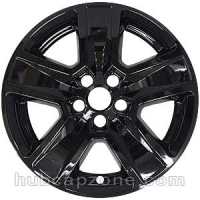 Black 17" Jeep Compass wheel skins, 2022-2023