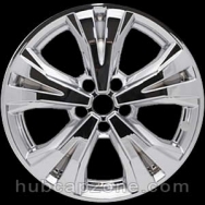 Chrome 18" Nissan Rogue wheel skins, 2017-2020