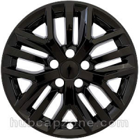 Black 17" Nissan Rogue wheel skins, 2021-2025