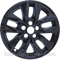 Set of 4 black 17" Toyota Sienna wheel skins, 2021-2025
