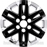 Chrome and Black 18" Toyota Tundra, Sequoia wheel skins, 2022-2026 | imp505xb