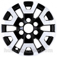 Chrome and Black 17" Toyota Tacoma wheel skins, 2024-2025 | imp524cc