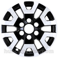 Chrome and Black 17" Toyota Tacoma wheel skins, 2024-2025 | imp524cc