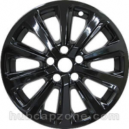 Set of 4 Black 18" Toyota Highlander wheel skins, 2024-2025