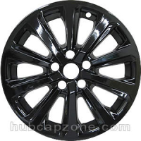 Set of 4 Black 18" Toyota Highlander wheel skins, 2024-2025