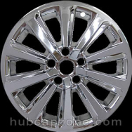 Set of 4 chrome 18" Toyota Highlander wheel skins, 2024-2025