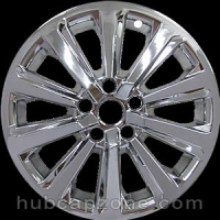 Set of 4 chrome 18" Toyota Highlander wheel skins, 2024-2025