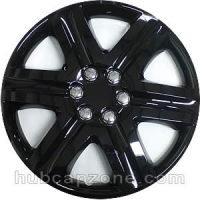 Set of 4 18" black  hubcaps