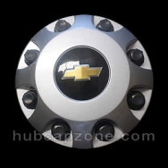 2011-2024 Chevy 3500 Silver front wheel center cap for dually rear wheel trucks