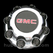 Chrome 1999-2012 GMC center cap 8 lugs SRW