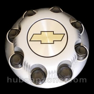 Silver 1999-2012 Chevy center cap 8 lugs SRW