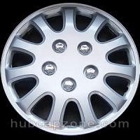 Set of 4 14" silver hubcaps.