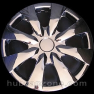 Set of 4 15" chrome hubcaps.