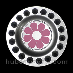 1998 2005 Pink Daisy VW Beetle center cap HubcapZone