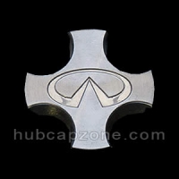 Brushed Aluminum 1993-1996 Infiniti G20 center cap.