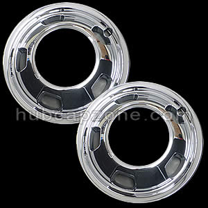 17 Inch Wheel Simulators Ram Set Of 4 Polished Stainless Steel Wheel ...