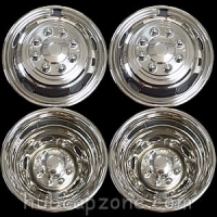 Set of 4 Dodge Ram 3500 17" bolt on wheel simulators. Fits: 2003-2019