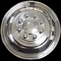 Front Dodge Ram 3500 17" bolt on wheel simulator. Fits: 2003-2018