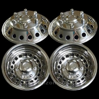 Set of 4 18 hole Dodge, Mercedes, Freightliner Sprinter 16" hubcaps. Fits: 2012-2022