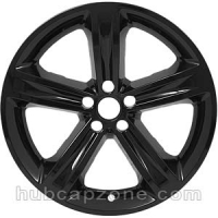 Black 20" Dodge Charger, Challenger wheel skins, 2015-2019