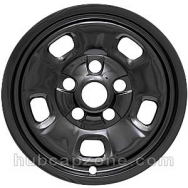 Black 17" Dodge Ram 1500 wheel skins, 2013-2019