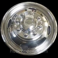 6 pieces 8 lug 4 hand hole GMC 16" bolt on wheel simulators.