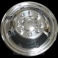 Front 8 lug 8 hole Ford 16" "E" Series bolt on wheel simulator. Fits: 1987-2008