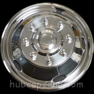 Front 8 lug 5 hole Ford 19.5" bolt on wheel simulator. Fits: 1999-2004