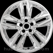 Chrome 18" Ford Edge wheel skins, 2015-2018