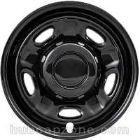 Black 17" Ford F-250, F-350 Superduty wheel skins, 2010-2024