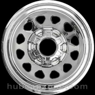 Chrome 17" Chevy/GMC wheel skins, 2019-2025