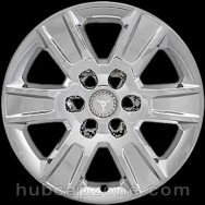 Chrome 20" 6 lug GMC Sierra wheel skins, 2014-2019