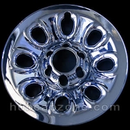 Chrome 17" 6 lug Chevy/GMC wheel skins, 2004-2014