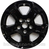 Black 17" Jeep Wrangler wheel skins, 2018-2023