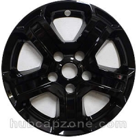 Black 17" Jeep Wrangler wheel skins, 2018-2023