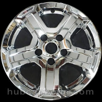 Chrome 17" Jeep Wrangler wheel skins, 2018-2023